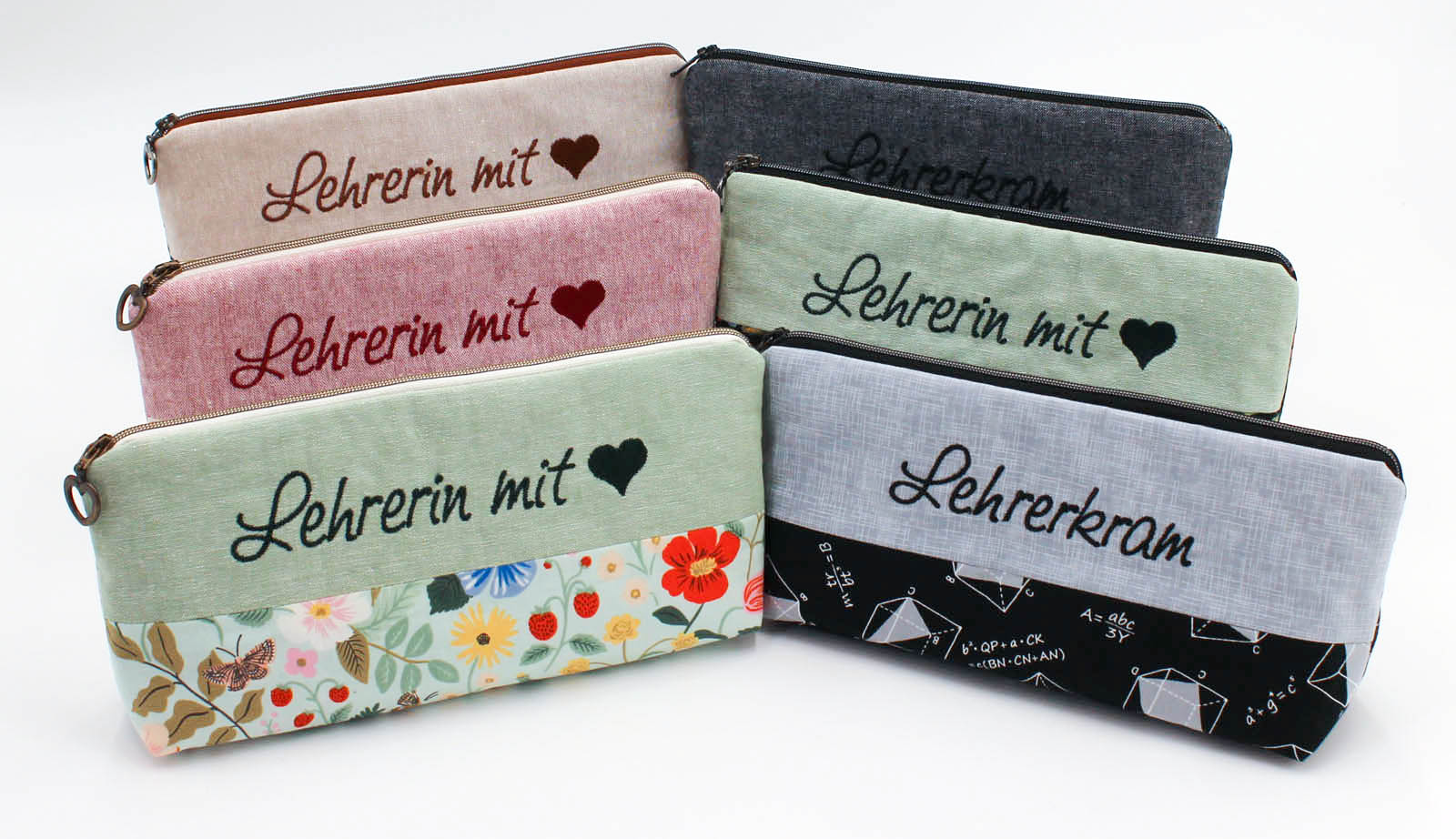 Mäppchen, Federtaschen, Etuis