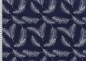 Preview: Jersey Federn dunkelblau (10 cm)