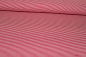 Preview: Viskose-Jersey Stripes rot/weiß  (10 cm)