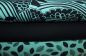 Preview: Stretch Jersey Malo Blumen mint (10 cm)