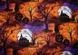 Preview: Designerbaumwollstoff Frightful night Scenic (10 cm)
