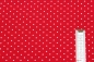 Preview: Viskose-Druck Pünktchen rot (10 cm)