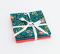 Preview: Faraway Florals cypress Stoffpaket (Fat Quarter) mit Endlosreißverschluss