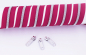 Preview: Endlosreißverschluss metallisiert fuchsia/ silber (1m)