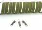 Preview: Endlosreißverschluss metallisiert olivgrün/ oxyd (1m)