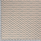 Preview: Dekostoff Zickzack Leinen Look petrol (10 cm)