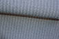 Preview: Jaquardjersey Treccia grau meliert (10 cm)