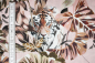 Preview: Viskosedruck "Tiger" lachs (10 cm)