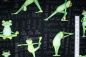 Preview: Designer-Baumwollstoff Back in 5 Minutes Yoga Frosch (10 cm)