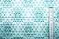 Preview: Designerbaumwolle Palm Canyon teal (10 cm)