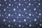 Preview: Jersey "Gänseblümchen" dunkelblau/weiß (10 cm)