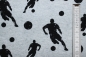 Preview: Jersey Fußballer hellgrau meliert (10 cm)