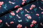 Preview: Jersey Mohnblumen nachtblau (10 cm)