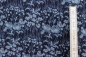 Preview: Designerbaumwollstoff Blumenwiese nachtblau  (10 cm)
