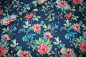 Preview: Baumwollstoff Blooms-Wildflowers marine (10 cm)