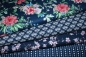 Preview: Baumwollstoff Blooms-Wildflowers marine (10 cm)