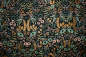 Preview: Taschenstoff Canvas Tapestry schwarz (10 cm)