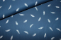 Preview: Baumwolle Feather jeansblau (10 cm)