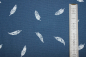 Preview: Baumwolle Feather jeansblau (10 cm)