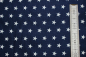 Preview: Baumwolle Star navy-white (10 cm)
