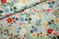 Preview: Designer- Baumwollstoff Strawberry Fields mint (10 cm)