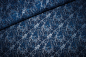 Preview: Designerbaumwollstoff Pearl Lux II blue (10 cm)