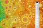 Preview: Designerbaumwollstoff Effervescence bunt  (10 cm)