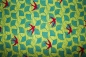 Preview: Designer-Baumwollstoff Norma Rose - Songbirds grün (10 cm)