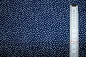 Preview: Designerbaumwolle Garden Pindot dunkelblau/weiß (10 cm)