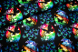 Preview: Designer- Baumwollstoff BUTTERFLY VIGNETTES (10 cm)