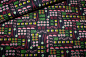 Preview: Designerbaumwolle I love Sushi schwarz (10 cm)