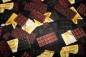 Preview: Designerbaumwollstoff 14 Karat Chocolate Black (10 cm)