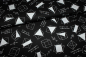 Preview: Designer- Baumwollstoff Musings schwarz (10 cm)