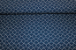 Preview: Baumwollstoff "Ornamente" blau (10 cm)