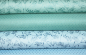Preview: Designerbaumwolle Punkte helles blau (10 cm)