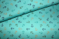 Preview: Jersey Anker gedecktes türkis (10 cm)