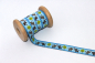 Preview: Webband Kätzchen blau (1 m)