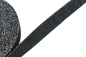 Preview: Gurtband Glitzer 30mm schwarz/silber (1 m)
