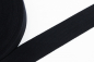 Preview: Gurtband Baumwolle 40mm schwarz (1 m)
