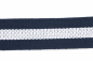 Preview: Gurtband 38mm blau/weiß (1 m)