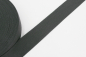 Preview: Gurtband Baumwolle 40mm dunkelgrau (1 m)