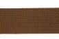 Preview: japanisches Gurtband Baumwolle 38mm braun (1 m)
