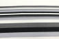 Preview: Gurtband Streifen grau/ schwarz/ weiß 40 mm (1 m)
