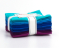 Preview: Kona Cotton Solids Fat Quarter Stoffpaket - Peacock