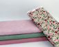 Preview: Designerbaumwollstoff English Rose Plum (10 cm)