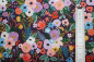 Preview: Designerbaumwollstoff Orchard - Petite Garden Party burgundy (10 cm)