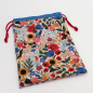 Preview: Projektbeutel / Handarbeitsbeutel mit Kordel  Curio Blossom