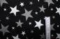Preview: Jersey Sterne schwarz (10 cm)