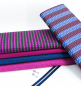 Preview: Designerbaumwollstoff Boundless Binding brombeere (10 cm)