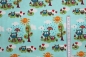 Preview: Stretch- Jersey Eulenwald türkis (10 cm)